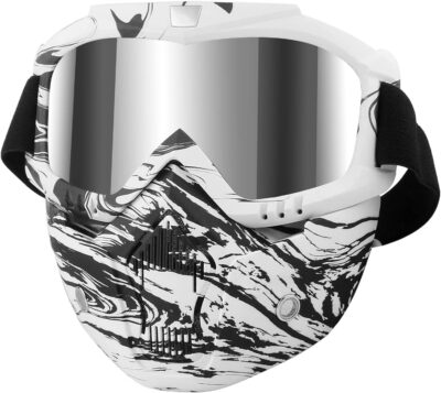 Paintball Goggles Detachable Face Mask