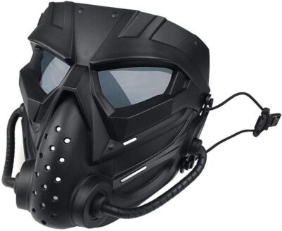 JFFCESTORE Tactical Anti-Fog Airsoft Mask